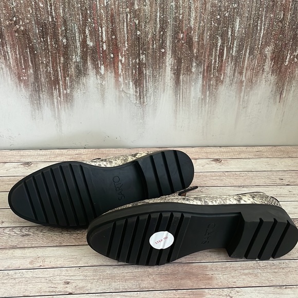 SARTO BY FRANCO SARTO
Tivoli Snake-Print Leather Loafers size 10 M New with tags - Picture 8 of 10